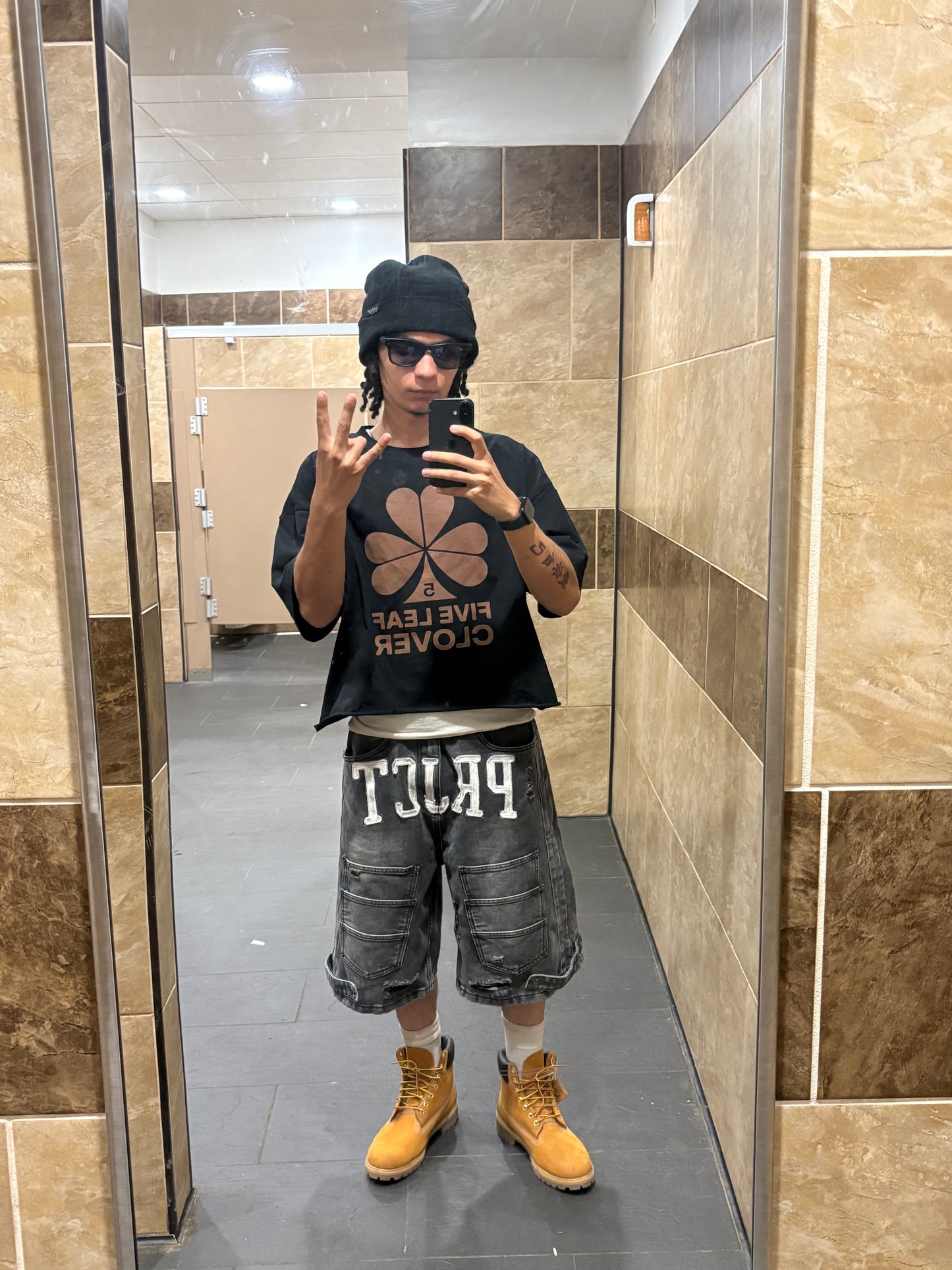 FiveLeaf cropped boxtee